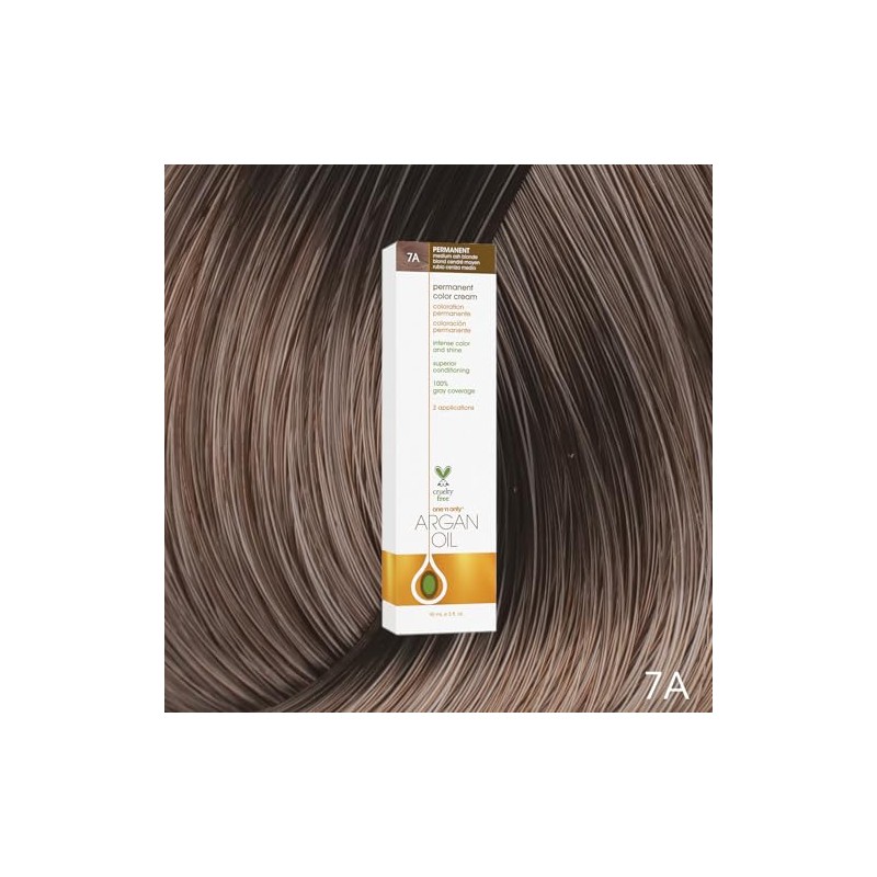 One n Only Argan Oil Permanent Color Cream - 7A
