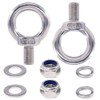 8Pcs 304 Stainless Steel M16 Male Thread Lifting Ring Eye