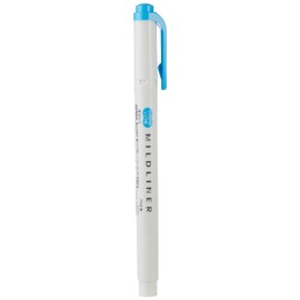 Zebra Mildliner WKT7-MCYA Highlighter, Mild Cyan