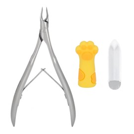 Professional Cuticle Nipper - Stainless Steel Cuticle Trimmer with Spring, Precise Manicure Tool for Fingernails & Toenails, Dead Skin Remover for Home & Salon Use