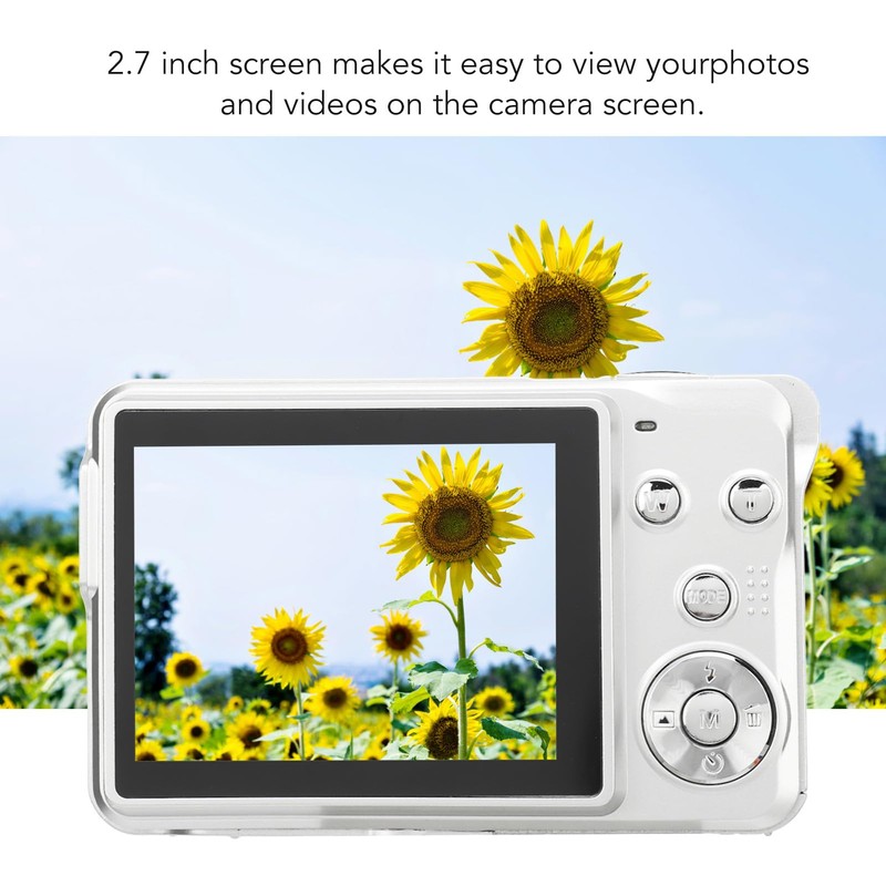 4K Digital Camera, 56MP Vlogging Camera with 20X Digital Zoom,