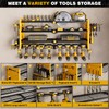 NattyDot Power Tool Organizer Wall Mount,Cordless Drill Organizer,4 Layers Large