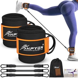 Bandas de resistencia al tobillo, bandas de tobillo para entrenar con puños, bandas de resistencia para entrenamiento de piernas y glúteos, equipo de 