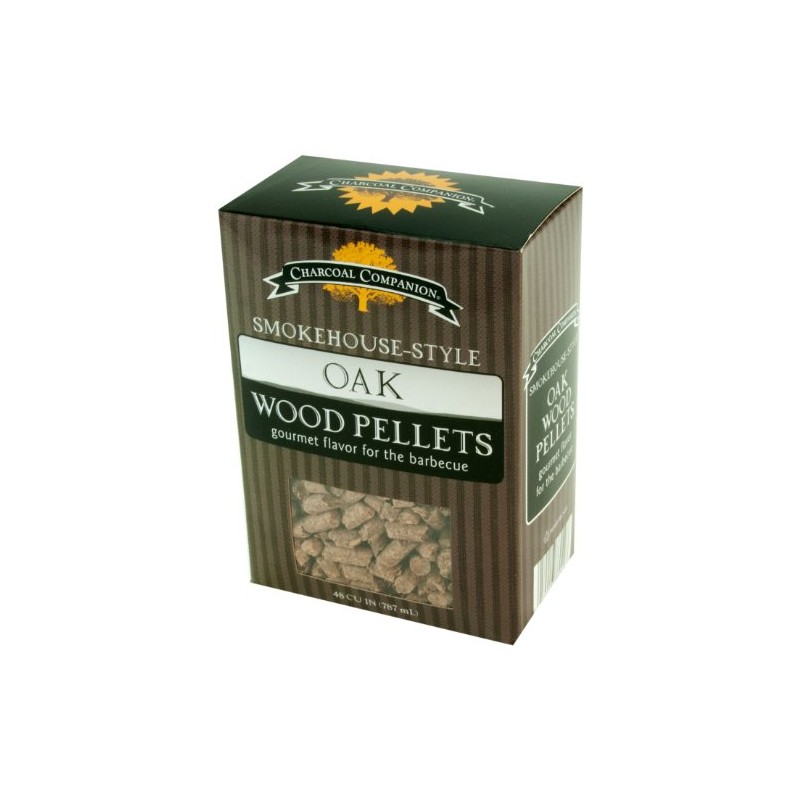 Charcoal Companion CC6049 Oak Smokehouse Style Wood Pellets, 10 x