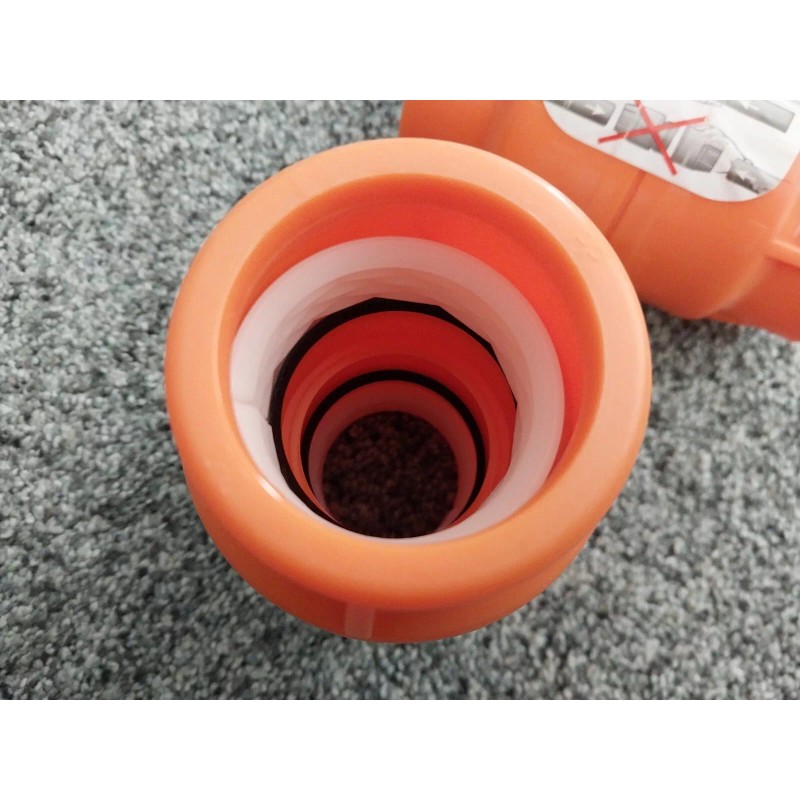 Dura-Line 1-1/4" Dura-Line 20001845 Orange Push Lock Conduit Coupler