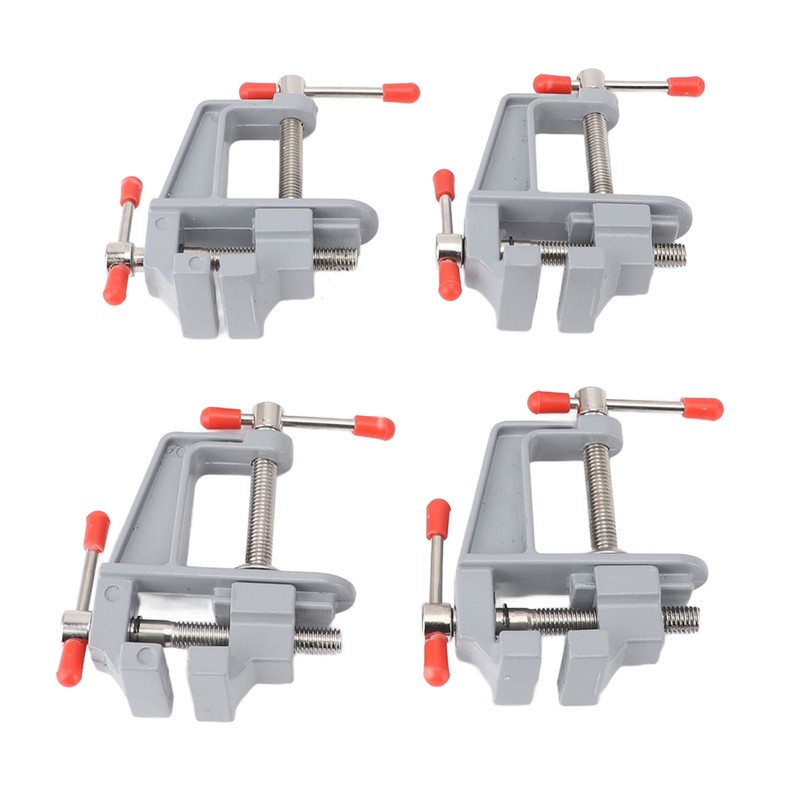 4PCS Portable Mini Table Clamp Aluminum Alloy Mini Bench Vice