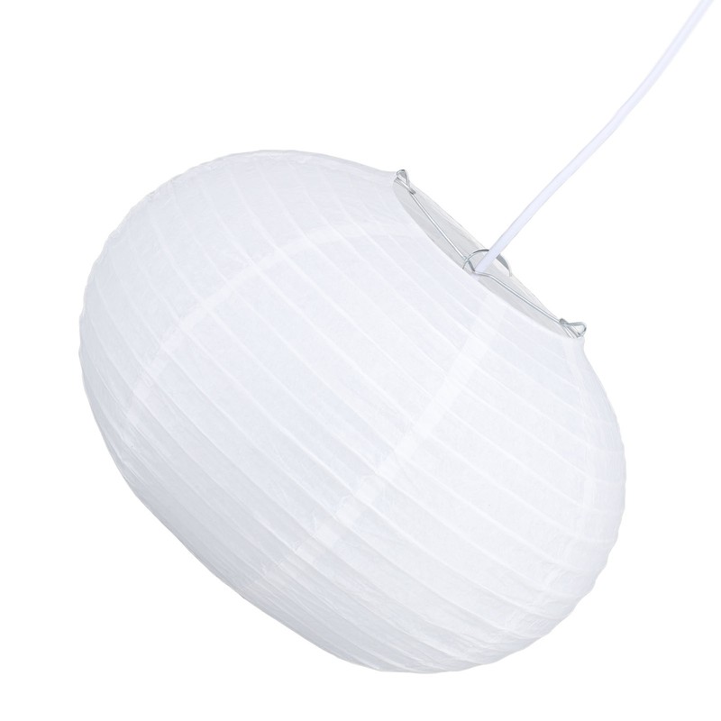 White Round Paper Lantern Light Decorative Soft Light Easy to