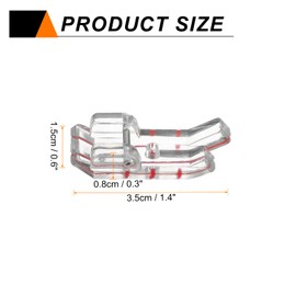 HARFINGTON Patchwork Quilting Presser Foot 1/4" Clear View Presser Foot for Low Shank Sewing Machine