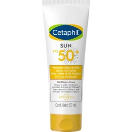 Protector Solar Oil Control Con color Fps 50 Cetaphil Sun 50 Ml
