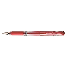 Uni-Ball Signo UM-153 Tintenroller mit Gelkissen, breite Spitze 1,00 mm, Metallic-Rot, 3 Stück
