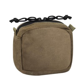 Belt Zipper Pouch, Canvas Compact Utility Organizer Waterproof Waist Pack Bag with Two-Way Zipper for Outdoor Camping Traveling Hiking Hunting Fishing