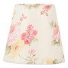 Cloth Lamp Shade Flower Pattern Clip On Bulb Lampshade for