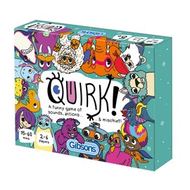 Gibsons Quirk! Silly Card Collecting Game | Action-Packed: Squawk like a parrot, dance like a robot for Christmas & Birthdays| Family Game for Kids & Adults | Ages 5+, 2-6 Players