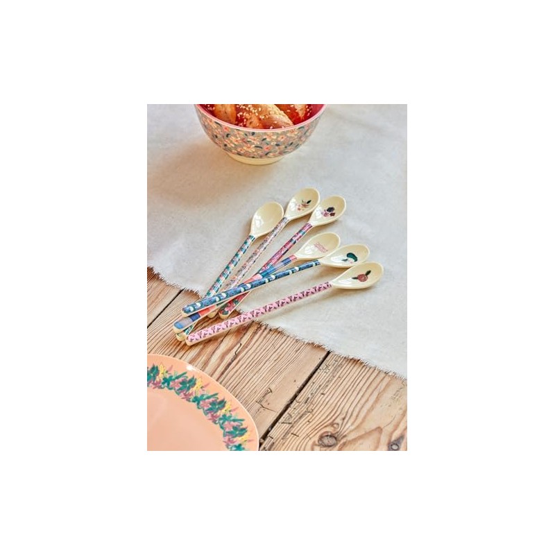 Rice Latte Melamine Spoon A New York Minute Prints Print