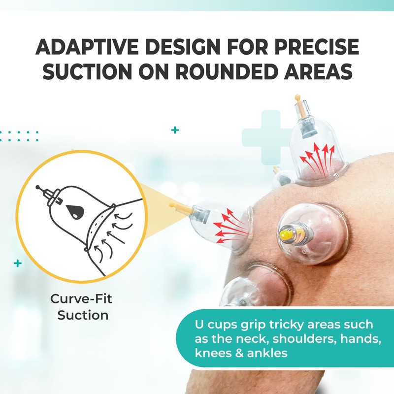 [100 Pack] Bulk Hijama Cups for Cupping - B1 B2