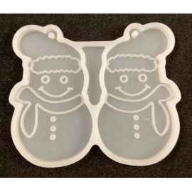Unbranded Snowmen - Epoxy Resin Silicone Molds - Pendants, Earrings, Charms, Etc.