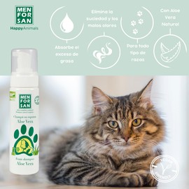MENFORSAN Aloe Vera Foam Shampoo for Cats 200 ml