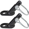 2Pcs Bike Trailer Hitch Connector, Bike Coupler Connector, Metal Bicycle Trailer Hitch, Bike Trailer Attachment Adapter for Cargo and Pet Trailer