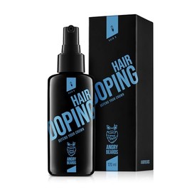 Angry Beards Hair Doping | Hair Growth Serum to Promote Hair Growth | Contains Biotin, Caffeine & Natural Oils | Airless Pump Bottle for Maximum Freshness | Men's Hair Care, 100 ml
