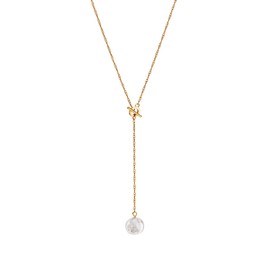 Alex and Ani Coin Pearl Toggle Y Necklace