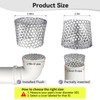 PVC Termination Mesh Vent Cover, Furnace&Roof Vent Cap, OD 2.4in