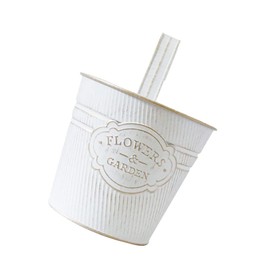 IWOWHERO Hanging Flower Pot Vintage Iron Wall Planter for Decorative Use for Succulents and Flowers Choice for Home