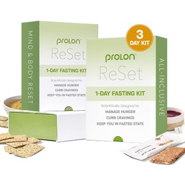 Prolon 3-Day Reset Fasting Kit | Fast with Food | Supports Healthy Aging & Weight Management | Low-Calorie, Plant-Based Meals & Snacks | Developed to Not Break Your Fast (3-Day Kit)