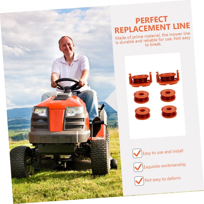 Mipcase 3 Sets Mowing Trimmer Rope Durable Replacement Line for