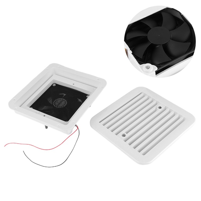 12V Side Air Vent Ventilation Exhaust Blade Fan Low Noise