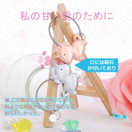 [NaTuo] Pair Keychains, Couples, Keychains, Matching Cute Keyring, Keys, Animal, Magnetic Kiss, Name, Pendant, Necklace, Memorial, Boyfriend, Gift for Her (Unicorn), Silver + Rose Golden (Unicorn)