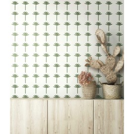 York Wallcoverings PSW1150RL Palm Bay Green Premium Peel and Stick Wallpaper