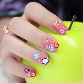 Slicing Fruit Nail Nail Deco Slice Fruit Resin Slice Parts, Nail Decoration, Resin Enclosed Parts, Resin, Nail Art Stickers, Nail Supplies, Flower, Heart, Fruit, Accessories, 3 Types, Transparent Case