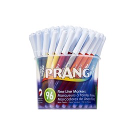 Prang Classic Washable Markers, Fine Tip, Assorted Colors, 96/Carton (80796)