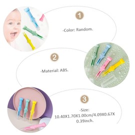 VICASKY 24pcs Nose Cleaning Tweezers Cartoon Design Safe Material Multi-use for Nose Ear and Navel Care Gentle Booger Picker