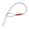 sourcing map Cable Pulling Grip for 10-12mm Cable(Red) 30cm,0.98FTWire Mesh