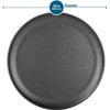 ProBake Nonstick 16” Pizza Pan, Dark Grey