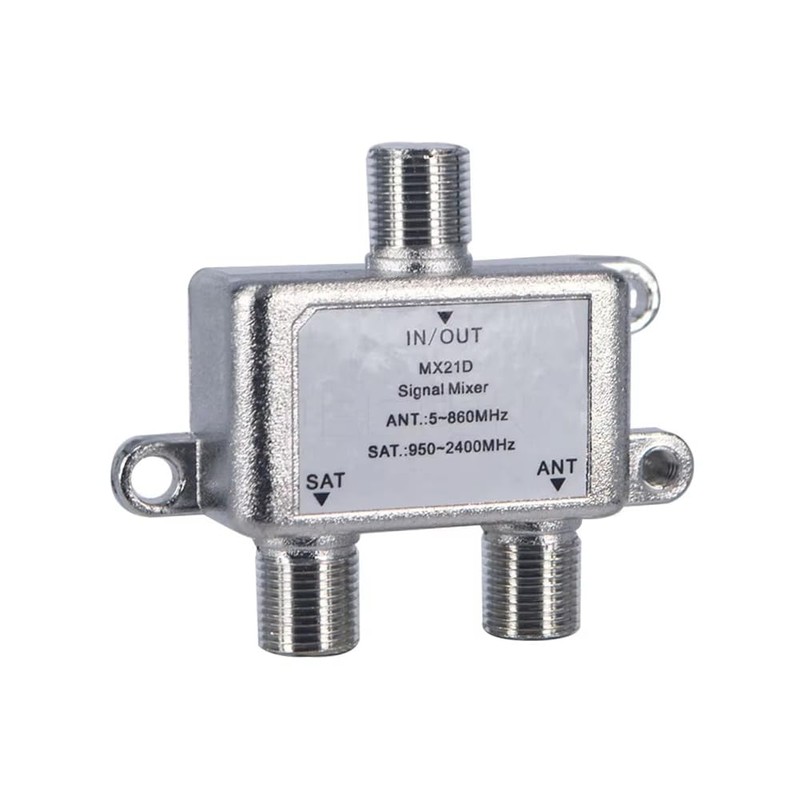 Peakloong 2 Way TV Antenna Satellite Splitter Coaxial Cable Antenna