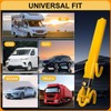 Steering Wheel Lock Anti-Theft Device Adjustable Length Clamp Double Hook