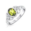 Peridot Ring - 925 Sterling Silver Ring for Women -