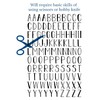 Imagnt Studio Vinyl Decal Sticker Alphabet ABC Lettering Ornament DIY