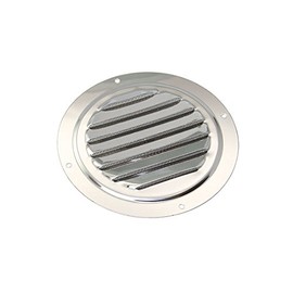 Yacht Steel Gill Plate / Ventilation Grille with Fly Net Round 63 mm Stainless Steel
