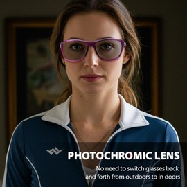 TJUTR Polarised Sunglasses Sports Glasses Cycling Glasses Cycling Glasses for Women Men UV400 Protection Hiking Running Golf and Fishing S8170, 4-SG8150 Black/Grey + Grey/Purple Red