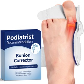 Habioer Upgraded Bunion Corrector for Women and Men, Adjustable Bunion Splint with Non-Slip Big Toe Separators, Comfortable for Day/Night Use, Fit for R/L(1PCS)