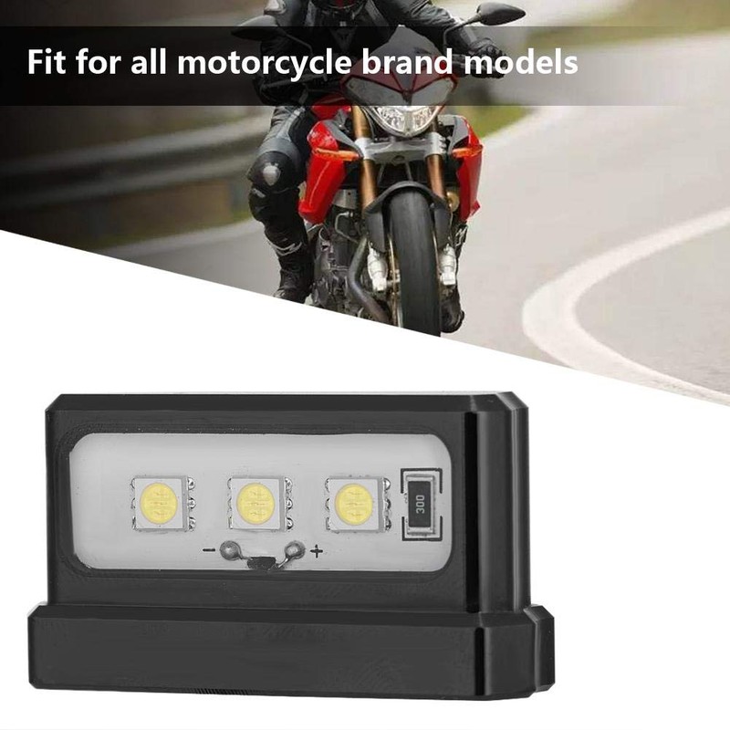 Universal Motorcycl License Plate Tail LED Light for All Motorcycle