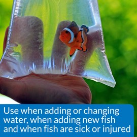 API MARINE STRESS COAT Saltwater Aquarium Water Conditioner 16-Ounce Bottle (385D)