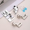 6Pcs Hemming Foot Kit for Low Shank Sewing Machines, Rolled