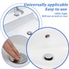 Set of 2 Universal Sink Plugs, Adjustable Drain Plugs, Sealing