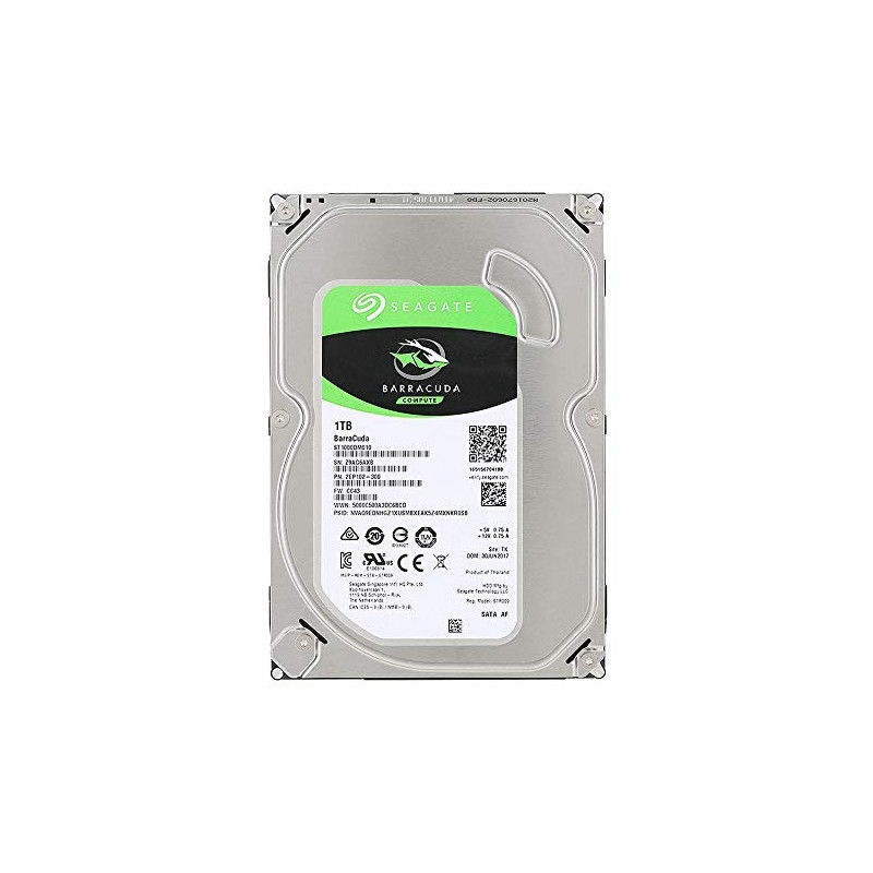 Seagate 1TB SATA 3.5 BarraCuda SingPk (ST1000DM010)