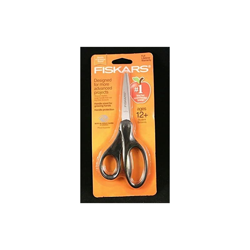 Fiskars 7" Safety School Scissors with Stainless Steel Pointed Tip