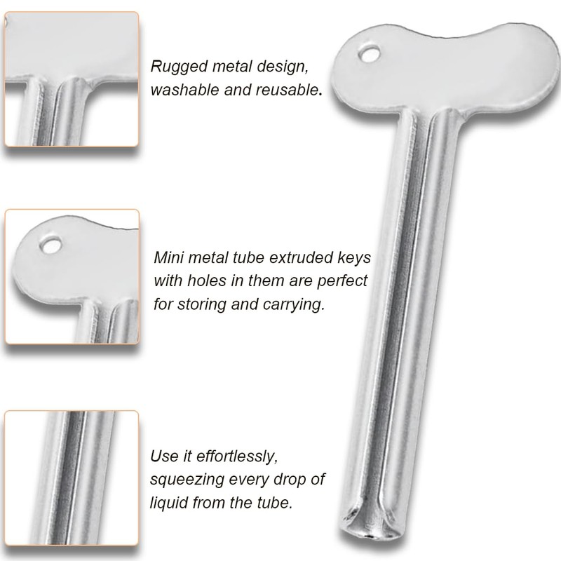 Tube Squeezer for Toothpaste, Tube Squeezer Stainless Steel, Toothpaste Dispenser,